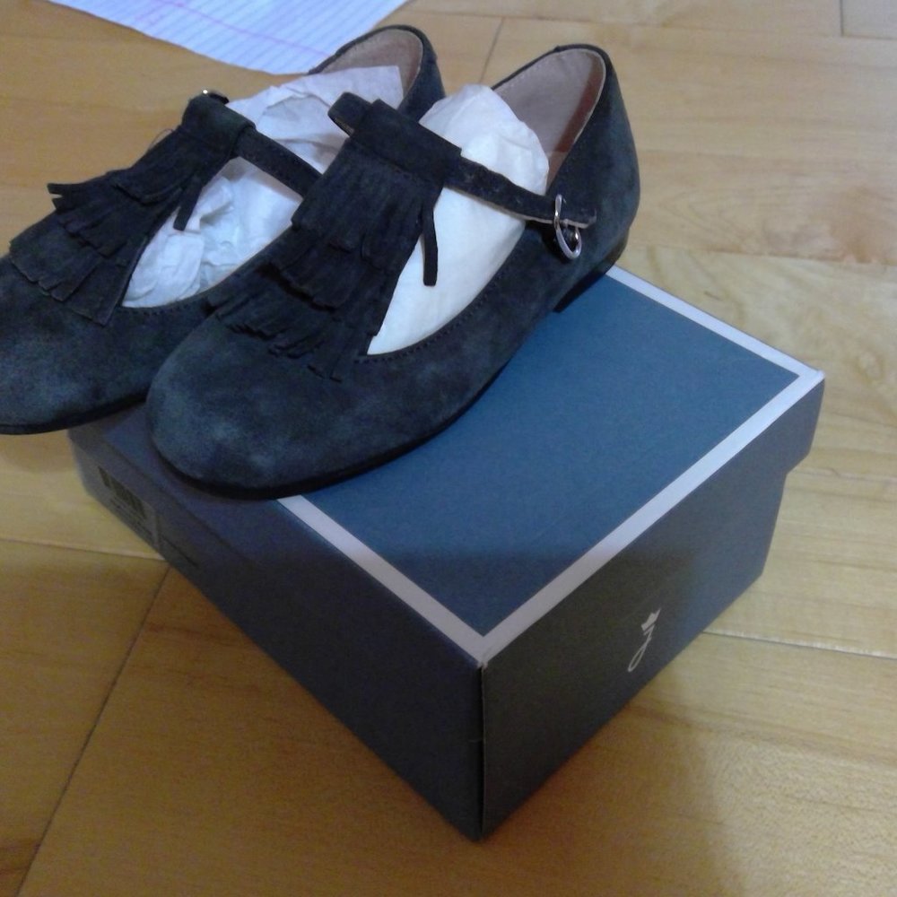 Jacadi Suede Mary Janes